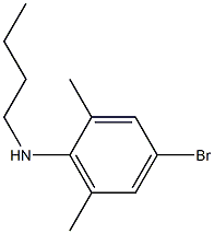 4-bromo-N-butyl-2,6-dimethylaniline 구조식 이미지