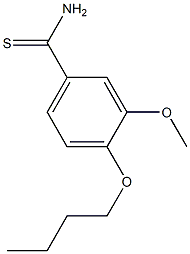 4-butoxy-3-methoxybenzenecarbothioamide Structure