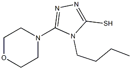 4-butyl-5-morpholin-4-yl-4H-1,2,4-triazole-3-thiol Structure