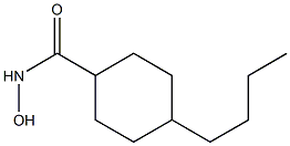 4-butyl-N-hydroxycyclohexanecarboxamide 구조식 이미지
