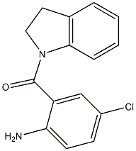 4-chloro-2-(2,3-dihydro-1H-indol-1-ylcarbonyl)aniline 구조식 이미지