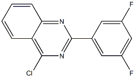 4-chloro-2-(3,5-difluorophenyl)quinazoline Structure