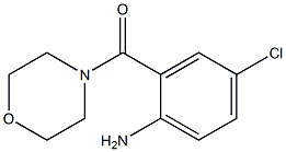 4-chloro-2-(morpholin-4-ylcarbonyl)aniline 구조식 이미지