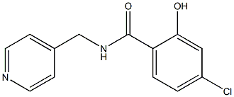 4-chloro-2-hydroxy-N-(pyridin-4-ylmethyl)benzamide 구조식 이미지