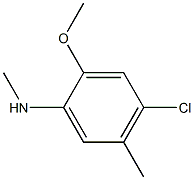 4-chloro-2-methoxy-N,5-dimethylaniline Structure