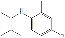 4-chloro-2-methyl-N-(3-methylbutan-2-yl)aniline Structure