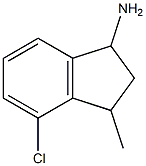 4-chloro-3-methyl-2,3-dihydro-1H-inden-1-amine 구조식 이미지