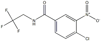 4-chloro-3-nitro-N-(2,2,2-trifluoroethyl)benzamide 구조식 이미지