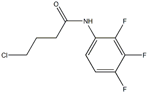 4-chloro-N-(2,3,4-trifluorophenyl)butanamide Structure