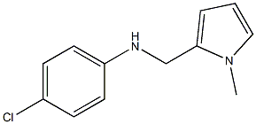 4-chloro-N-[(1-methyl-1H-pyrrol-2-yl)methyl]aniline Structure