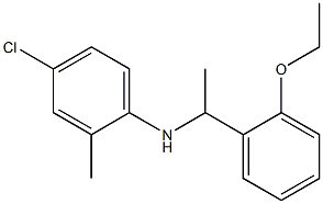 4-chloro-N-[1-(2-ethoxyphenyl)ethyl]-2-methylaniline 구조식 이미지