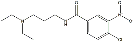 4-chloro-N-[3-(diethylamino)propyl]-3-nitrobenzamide 구조식 이미지