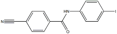 4-cyano-N-(4-iodophenyl)benzamide Structure
