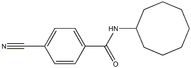 4-cyano-N-cyclooctylbenzamide Structure