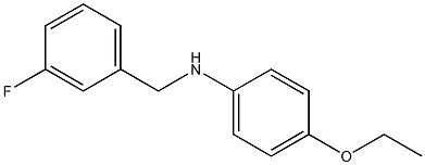 4-ethoxy-N-[(3-fluorophenyl)methyl]aniline 구조식 이미지