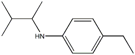 4-ethyl-N-(3-methylbutan-2-yl)aniline Structure