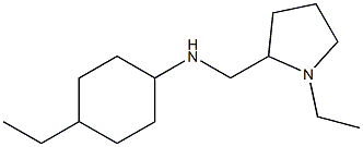 4-ethyl-N-[(1-ethylpyrrolidin-2-yl)methyl]cyclohexan-1-amine 구조식 이미지