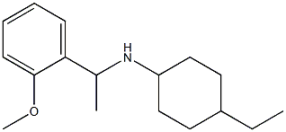 4-ethyl-N-[1-(2-methoxyphenyl)ethyl]cyclohexan-1-amine Structure