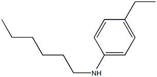 4-ethyl-N-hexylaniline 구조식 이미지