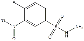 4-fluoro-3-nitrobenzene-1-sulfonohydrazide Structure