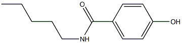 4-hydroxy-N-pentylbenzamide 구조식 이미지