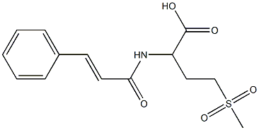 4-methanesulfonyl-2-(3-phenylprop-2-enamido)butanoic acid 구조식 이미지