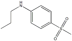 4-methanesulfonyl-N-propylaniline 구조식 이미지