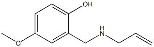 4-methoxy-2-[(prop-2-en-1-ylamino)methyl]phenol Structure