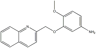 4-methoxy-3-(quinolin-2-ylmethoxy)aniline 구조식 이미지