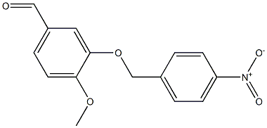 4-methoxy-3-[(4-nitrophenyl)methoxy]benzaldehyde Structure