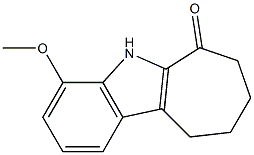 4-methoxy-5H,6H,7H,8H,9H,10H-cyclohepta[b]indol-6-one Structure