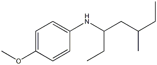 4-methoxy-N-(5-methylheptan-3-yl)aniline Structure