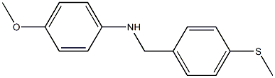 4-methoxy-N-{[4-(methylsulfanyl)phenyl]methyl}aniline 구조식 이미지