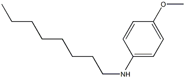 4-methoxy-N-octylaniline 구조식 이미지