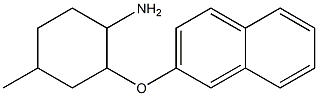 4-methyl-2-(naphthalen-2-yloxy)cyclohexan-1-amine Structure