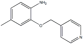 4-methyl-2-(pyridin-4-ylmethoxy)aniline Structure