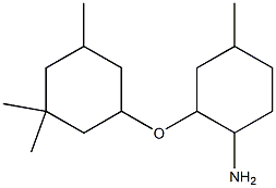 4-methyl-2-[(3,3,5-trimethylcyclohexyl)oxy]cyclohexan-1-amine 구조식 이미지