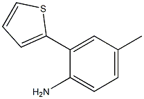 4-methyl-2-thien-2-ylaniline Structure