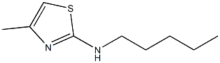 4-methyl-N-pentyl-1,3-thiazol-2-amine Structure