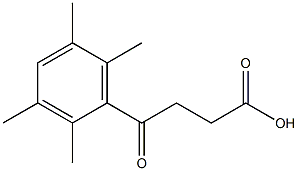 4-oxo-4-(2,3,5,6-tetramethylphenyl)butanoic acid Structure