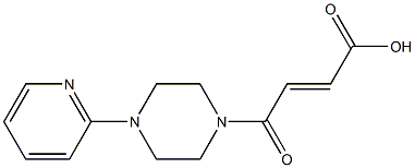 4-oxo-4-[4-(pyridin-2-yl)piperazin-1-yl]but-2-enoic acid 구조식 이미지