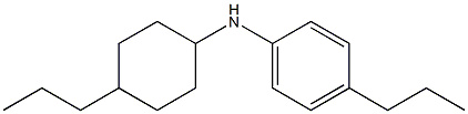 4-propyl-N-(4-propylcyclohexyl)aniline 구조식 이미지