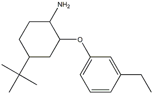 4-tert-butyl-2-(3-ethylphenoxy)cyclohexan-1-amine 구조식 이미지