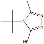 4-tert-butyl-5-methyl-4H-1,2,4-triazole-3-thiol 구조식 이미지