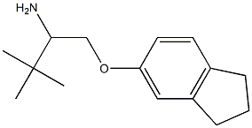 5-(2-amino-3,3-dimethylbutoxy)-2,3-dihydro-1H-indene 구조식 이미지