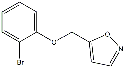 5-(2-bromophenoxymethyl)-1,2-oxazole Structure