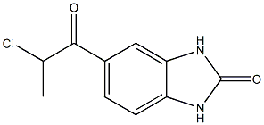 5-(2-chloropropanoyl)-2,3-dihydro-1H-1,3-benzodiazol-2-one Structure