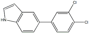 5-(3,4-dichlorophenyl)-1H-indole Structure