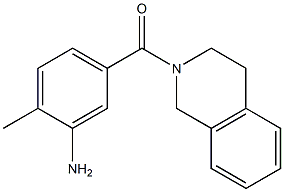 5-(3,4-dihydroisoquinolin-2(1H)-ylcarbonyl)-2-methylaniline Structure