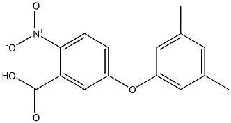 5-(3,5-dimethylphenoxy)-2-nitrobenzoic acid Structure